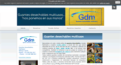 Desktop Screenshot of guantesdesechablesmultiusos.com